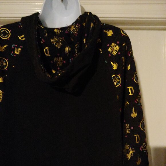 Disney Sleeping Beauty Castle Gold Full Zip Hoodie M Storybook Nostalgic - Picture 8 of 12